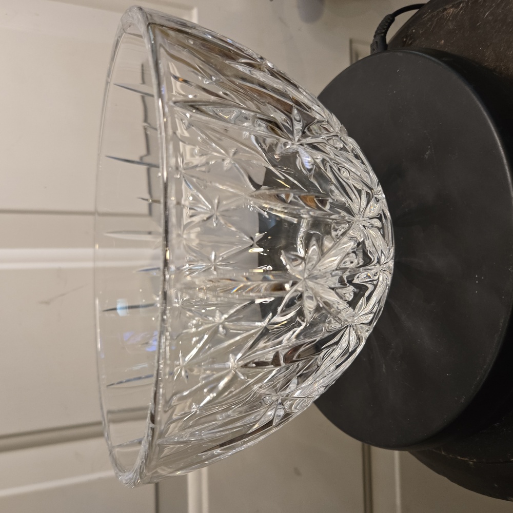 Marquis By Waterford Sparkle Elegant Cut Crystal Bowl 9"
